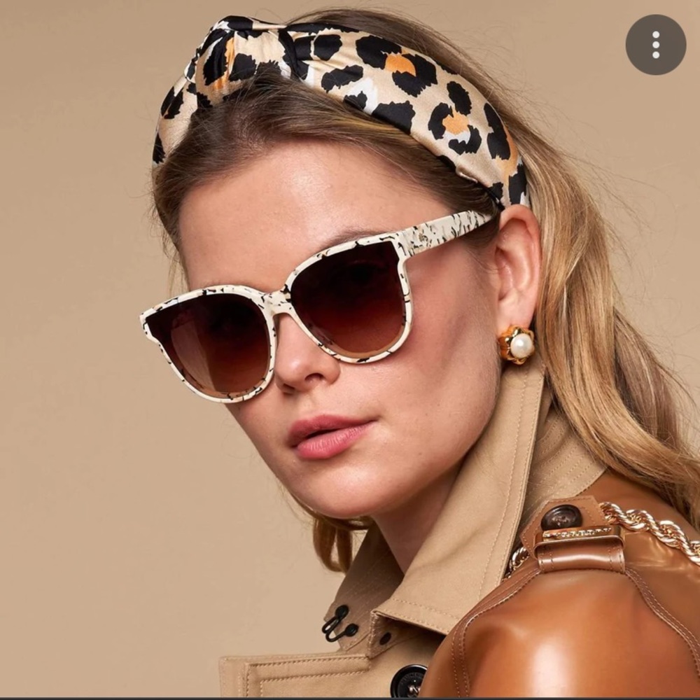 Lele sadoughi Sand Terrazzo Brooklyn Sunglasses